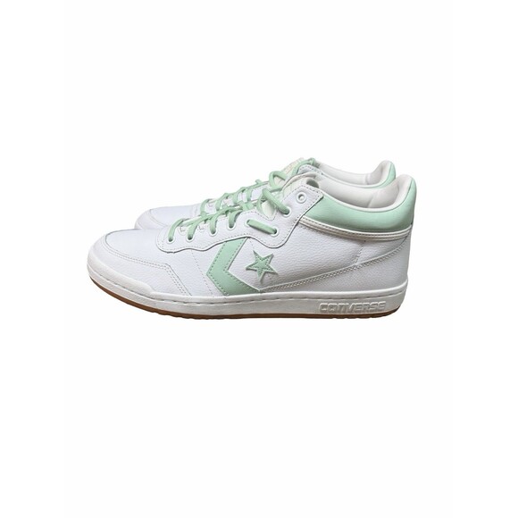 Converse Other - Converse Cons Fastbreak Pro Leather Mid Men’s 10.5 White Light Green Sneakers